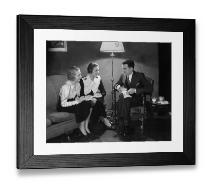 Framed Print : Listen Ladies Framed Print : Listen Ladies