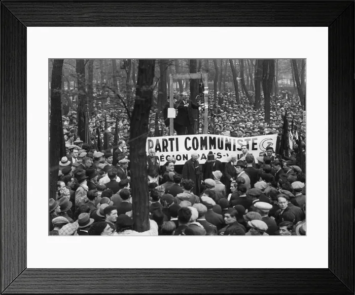 Framed Print : Communist Rally Framed Print : Communist Rally
