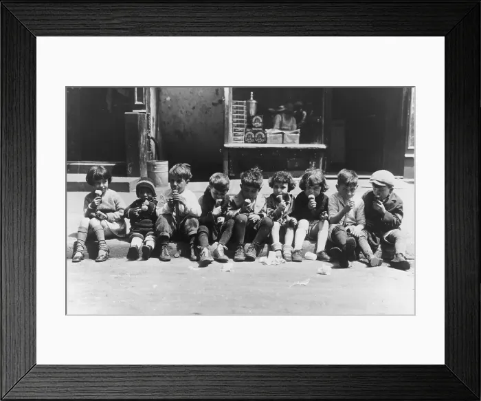 Framed Print : Ice Cream Row Framed Print : Ice Cream Row
