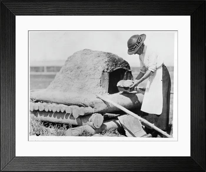 Framed Print : Community Bake Oven In Quebec, Canada Framed Print : Community Bake Oven In Quebec, Canada