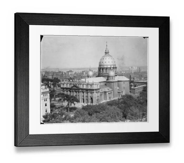 Framed Print : Catholic Cathedral In Montreal, Canada Framed Print : Catholic Cathedral In Montreal, Canada