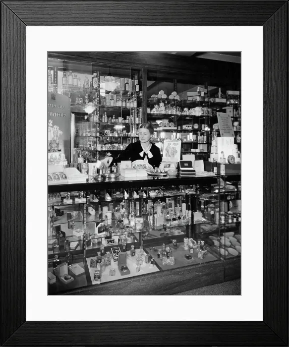 Framed Print : Perfume Shop Display Framed Print : Perfume Shop Display