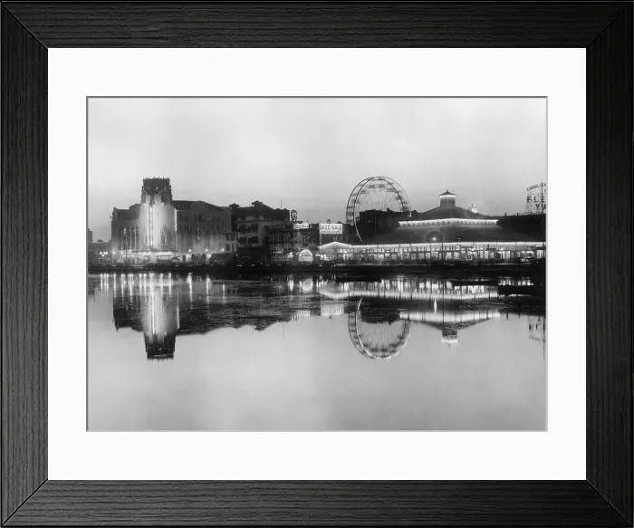 Framed Print : Asbury Amusement Park Framed Print : Asbury Amusement Park