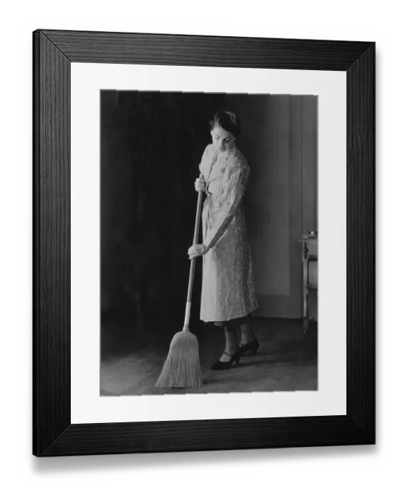 Framed Print : Sweeping The Floor Framed Print : Sweeping The Floor