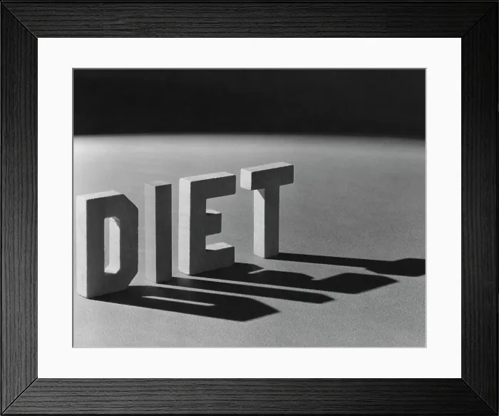 Framed Print : Diet Reminder Framed Print : Diet Reminder