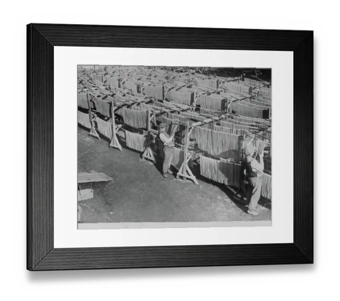 Framed Print : Hanging Pasta