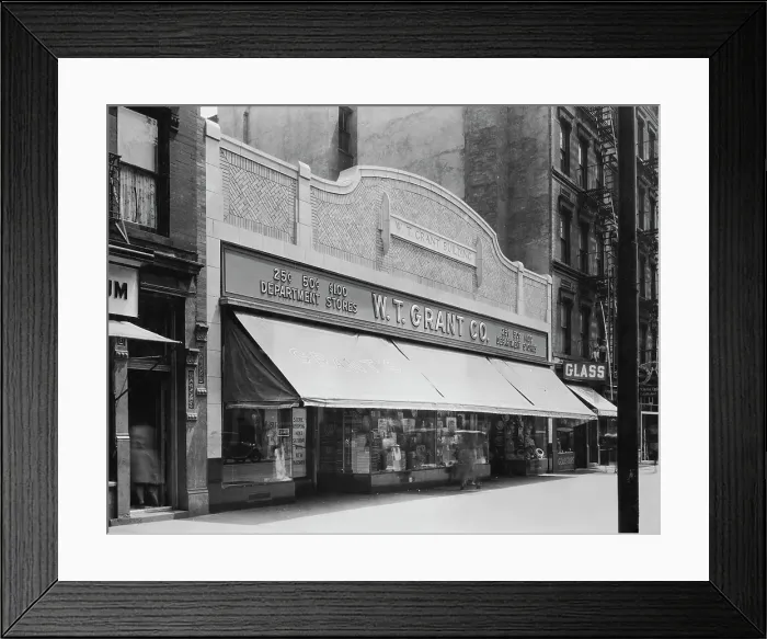 Framed Print : WT Grant Department Store Framed Print : WT Grant Department Store