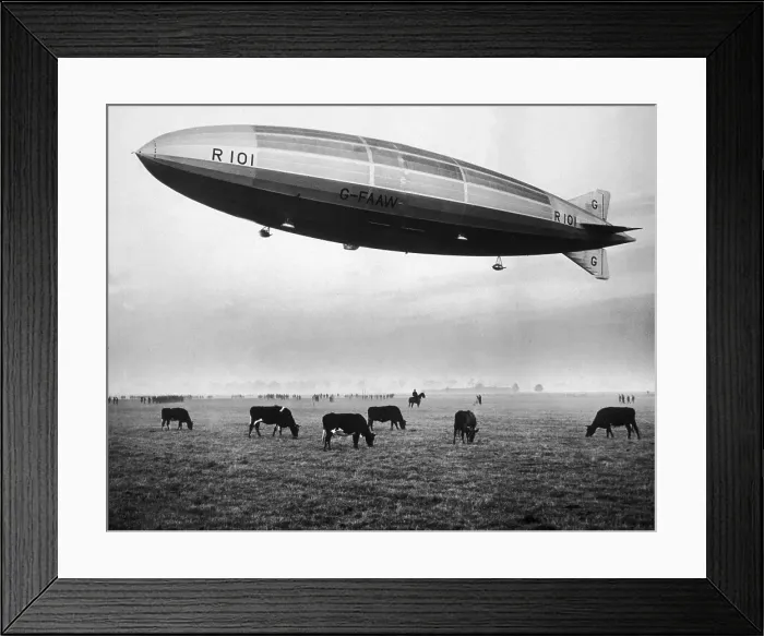 Framed Print : Rural Air Ship Framed Print : Rural Air Ship