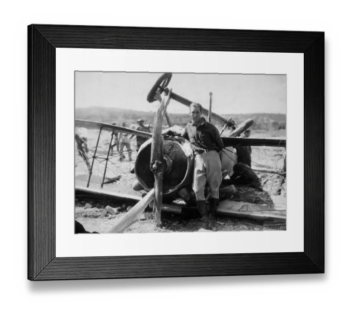 Framed Print : Stunt Crash