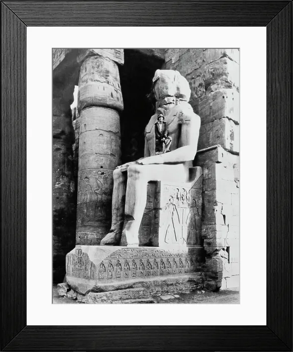 Framed Print : Tourist Poses On Statue Framed Print : Tourist Poses On Statue