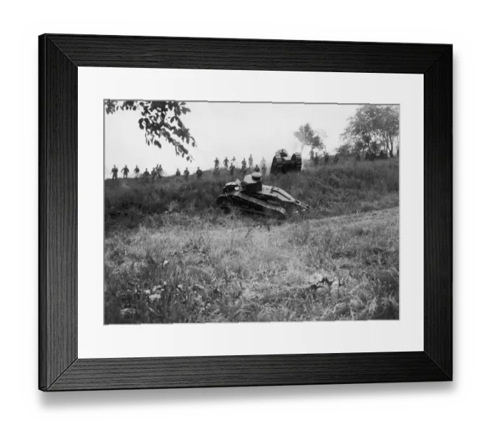 Framed Print : Tank Charge Framed Print : Tank Charge
