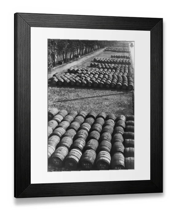 Framed Print : Waiting Barrels Framed Print : Waiting Barrels