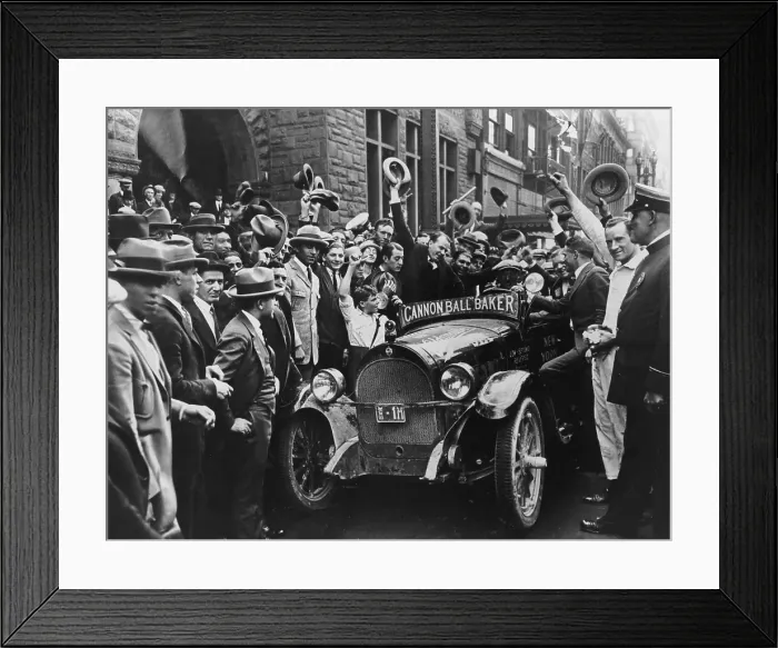 Framed Print : Cannonball Baker