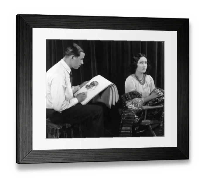Framed Print : Drawing Gloria Framed Print : Drawing Gloria