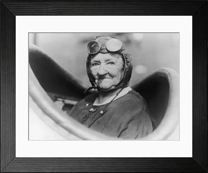 Framed Print : Granny Pilot