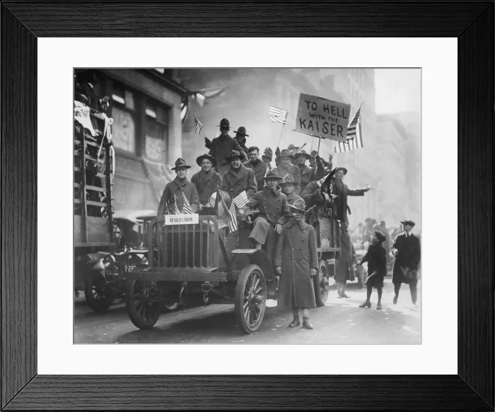 Framed Print : The Kaiser's Funeral