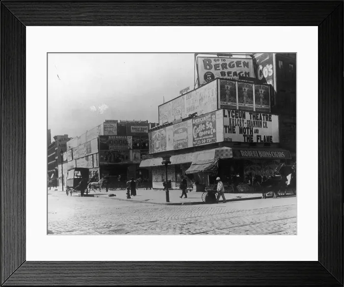 Framed Print : Broadway Corner Framed Print : Broadway Corner