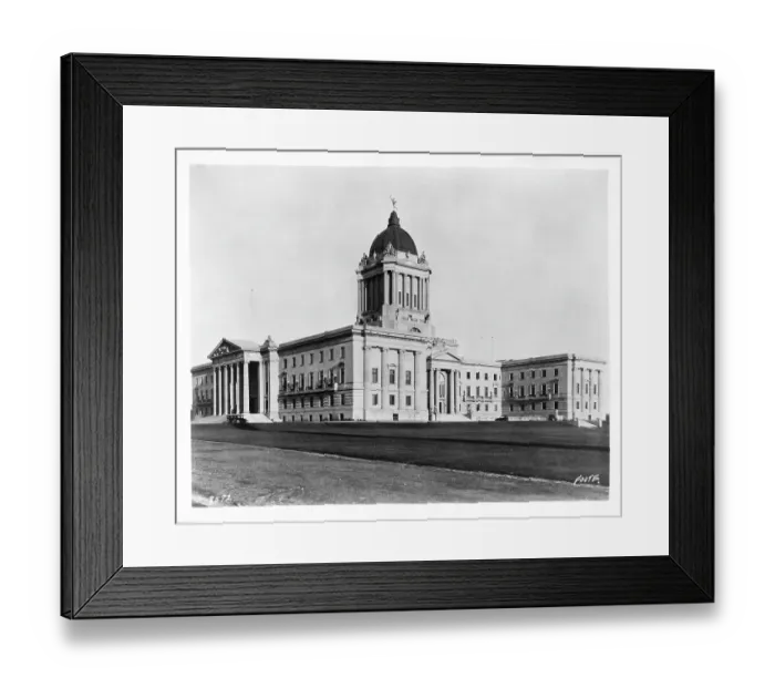 Framed Print : Manitoba Parliament Building In Winnipeg Framed Print : Manitoba Parliament Building In Winnipeg