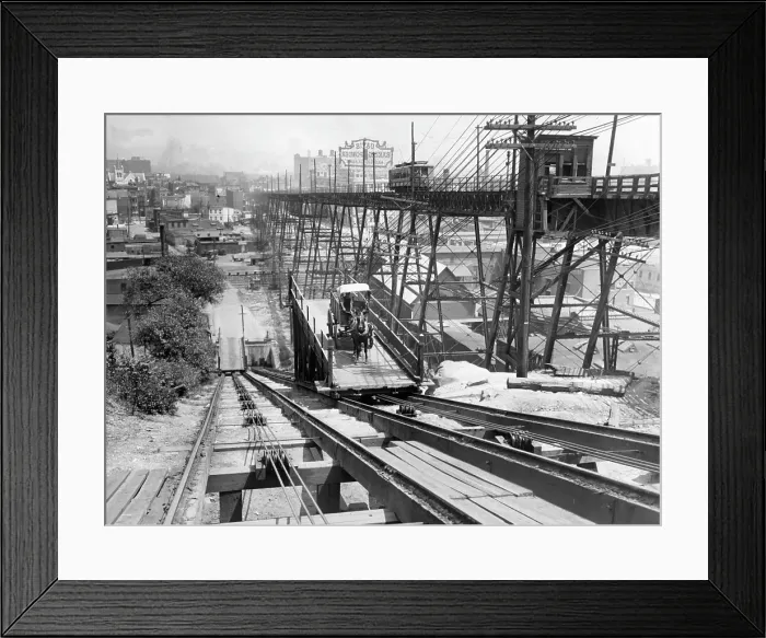 Framed Print : HOBOKEN FERRY