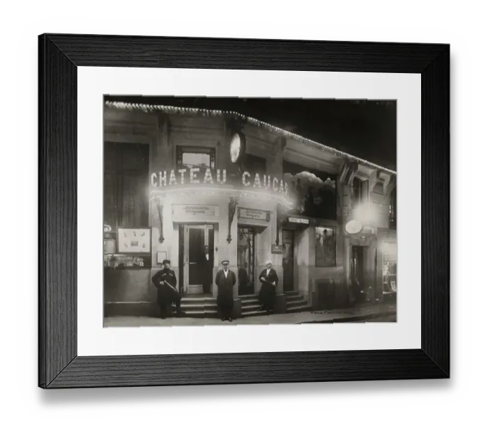 Framed Print : Château Caucasien Nightclub Framed Print : Château Caucasien Nightclub