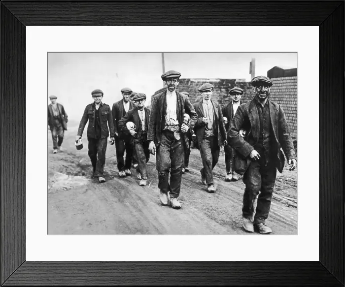 Framed Print : Coal Miners Framed Print : Coal Miners