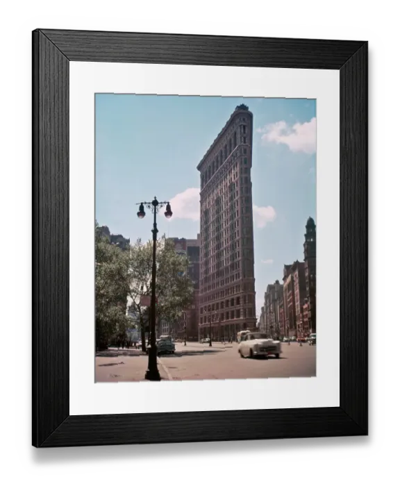 Framed Print : 1950s THE FLATIRON Framed Print : 1950s THE FLATIRON