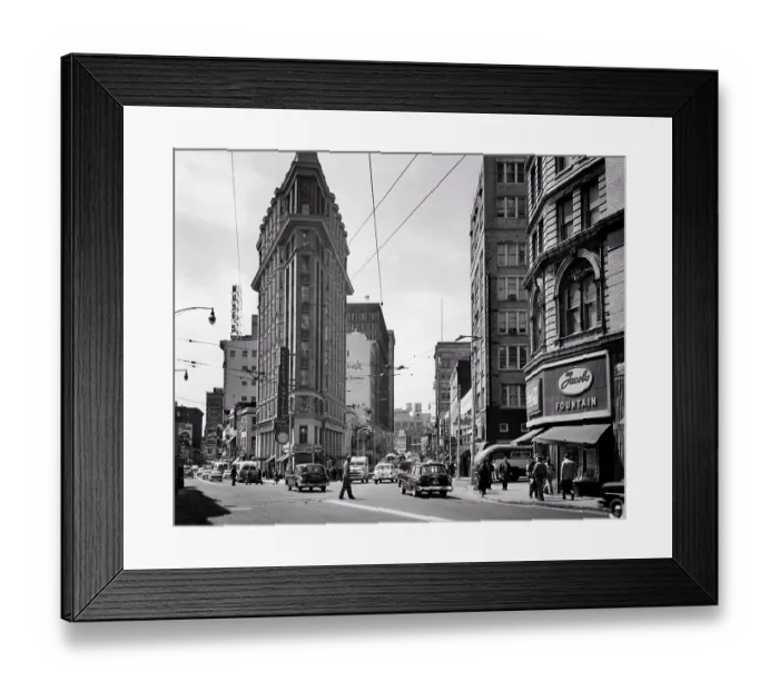 Framed Print : 1950s Flatiron Framed Print : 1950s Flatiron