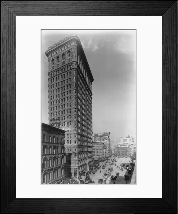 Framed Print : Rear View Of The Flatiron Building