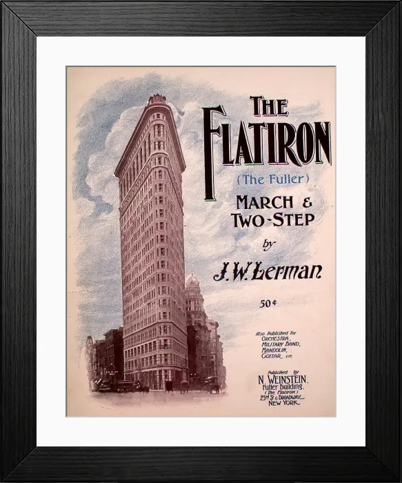 Framed Print : The Flatiron (The Fuller)