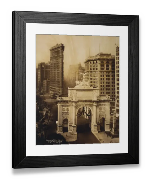 Framed Print : Victory Arch And Flatiron Building Framed Print : Victory Arch And Flatiron Building