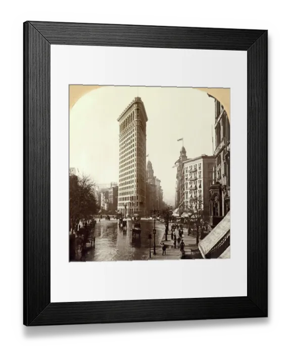 Framed Print : The Flatiron Building In NYC