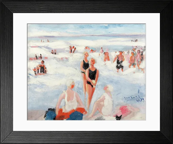 Framed Print : Biarritz, 1923. Found in the Collection of the Private Collection Framed Print : Biarritz, 1923. Found in the Collection of the Private Collection