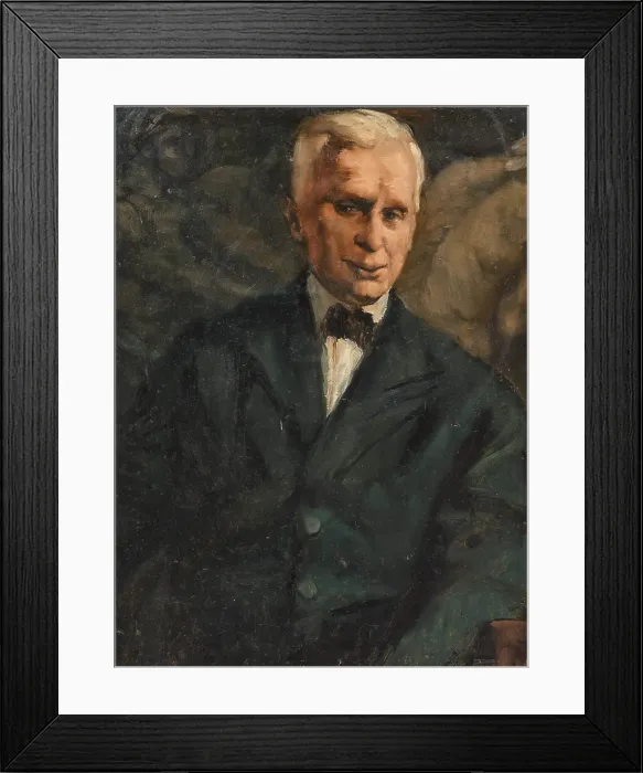 Framed Print : Portrait Of Charles Charlie Chaplin (1889-1977). Creator: Bernard Framed Print : Portrait Of Charles Charlie Chaplin (1889-1977). Creator: Bernard
