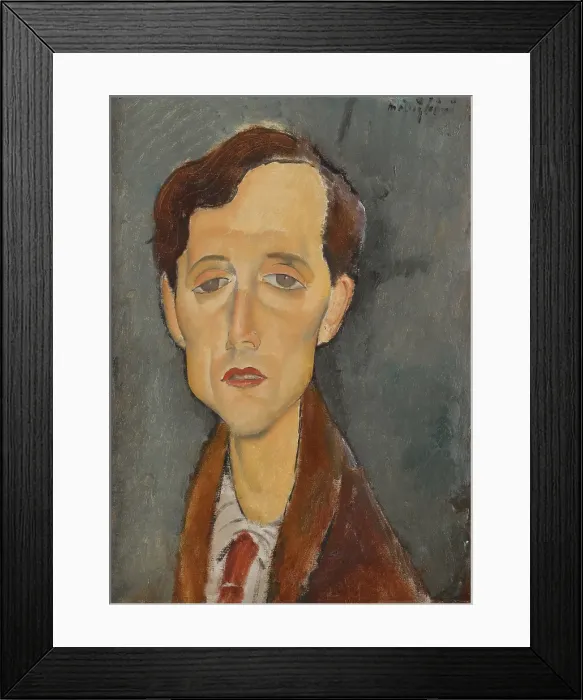 Framed Print : Portrait Of Frans Hellens (1881-1972)