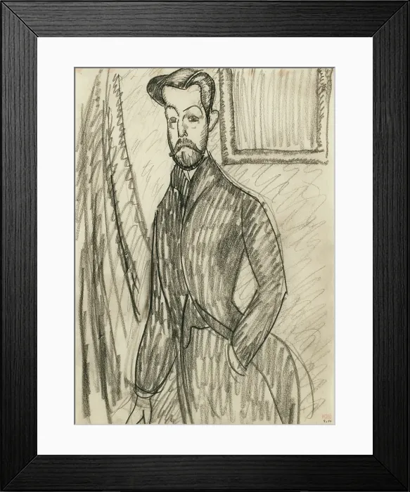 Framed Print : Portrait Of Paul Alexandre (1881-1968) Framed Print : Portrait Of Paul Alexandre (1881-1968)
