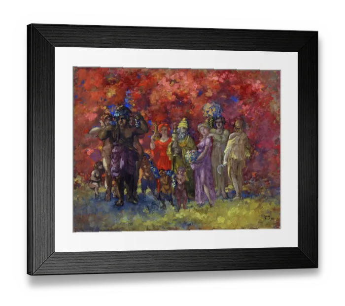 Framed Print : Autumn. Allegory, 1912. Artist: Arapov, Anatoli Afanasyevich (1876-1949) Framed Print : Autumn. Allegory, 1912. Artist: Arapov, Anatoli Afanasyevich (1876-1949)