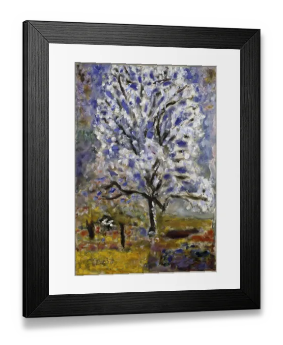 Framed Print : Lamandier En Fleurs The Almond Tree In Blossom Framed Print : Lamandier En Fleurs The Almond Tree In Blossom