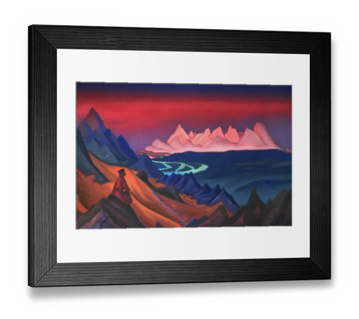 Framed Print : Song of Shambhala, 1943. Artist: Roerich, Nicholas (1874-1947)