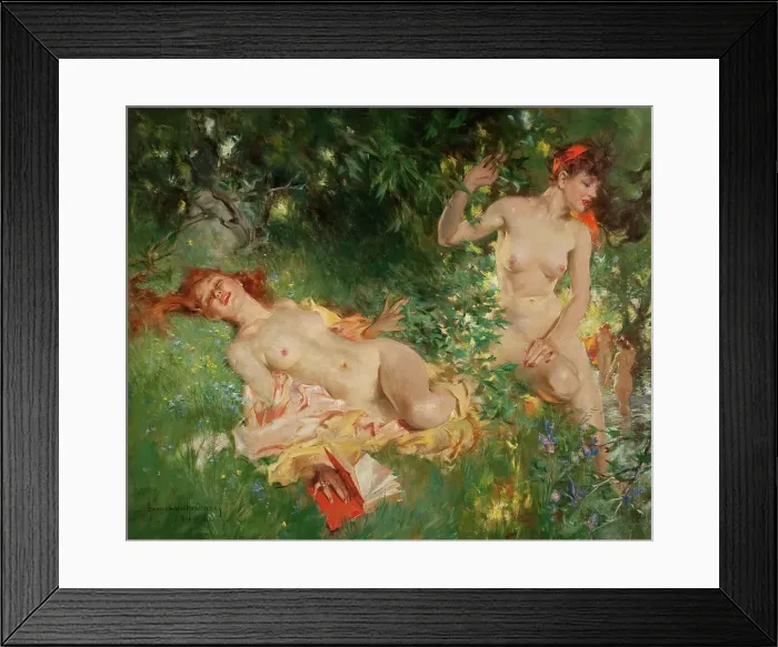 Framed Print : Nymphs In Summer Framed Print : Nymphs In Summer