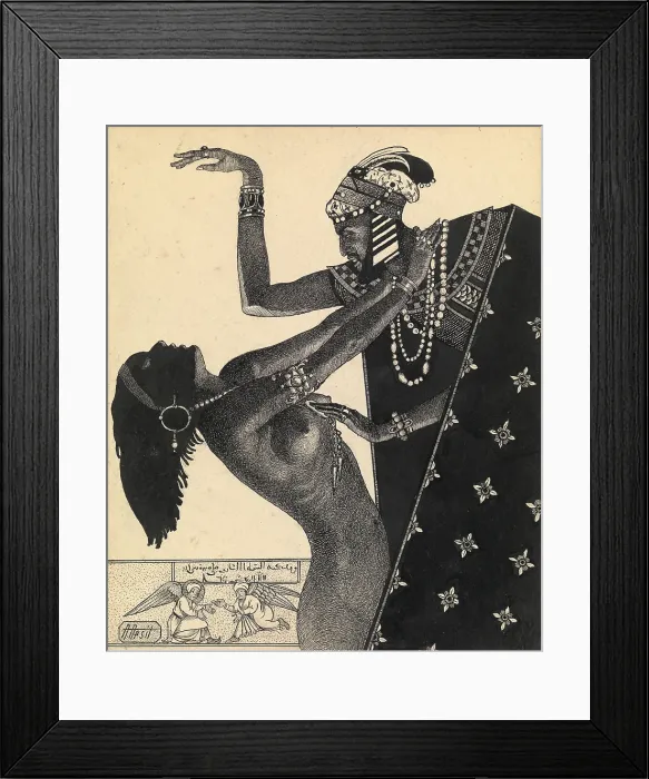 Framed Print : Illustration to the Book One Thousand and One Nights. Artist: Apsit, Alexander Petrovich (1880-1944) Framed Print : Illustration to the Book One Thousand and One Nights. Artist: Apsit, Alexander Petrovich (1880-1944)