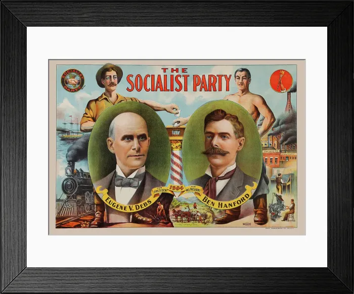 Framed Print : The Socialist Party 1904 Framed Print : The Socialist Party 1904