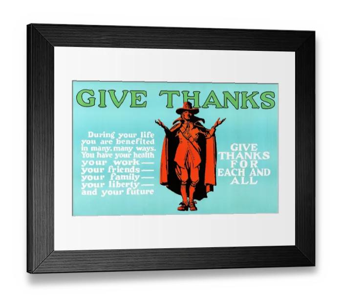 Framed Print : Give Thanks Framed Print : Give Thanks