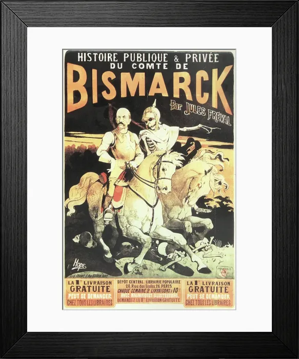 Framed Print : The public and private history of Count Bismarck, 1883. From a private collection Framed Print : The public and private history of Count Bismarck, 1883. From a private collection