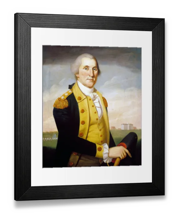 Framed Print : Portrait of George Washington