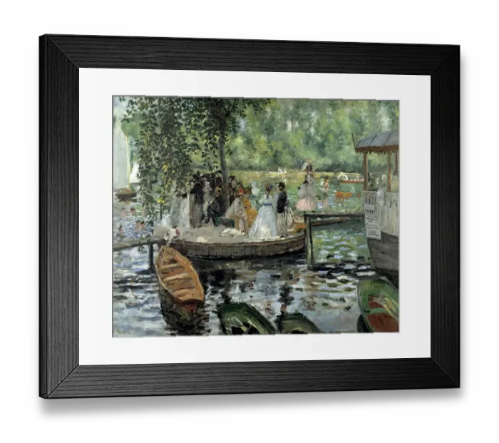 Framed Print : La Grenouillère Framed Print : La Grenouillère