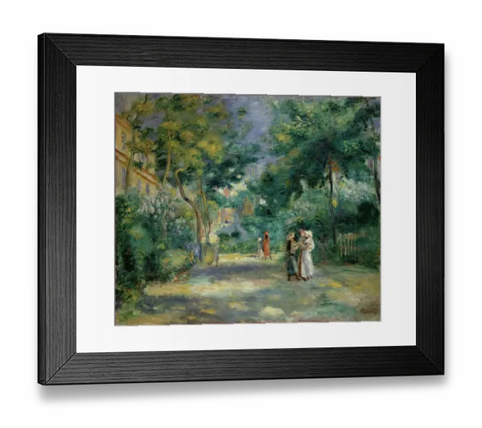 Framed Print : A Garden In Montmartre Framed Print : A Garden In Montmartre