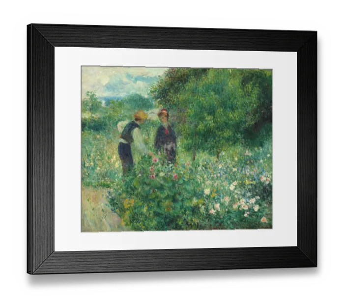 Framed Print : Picking Flowers Framed Print : Picking Flowers