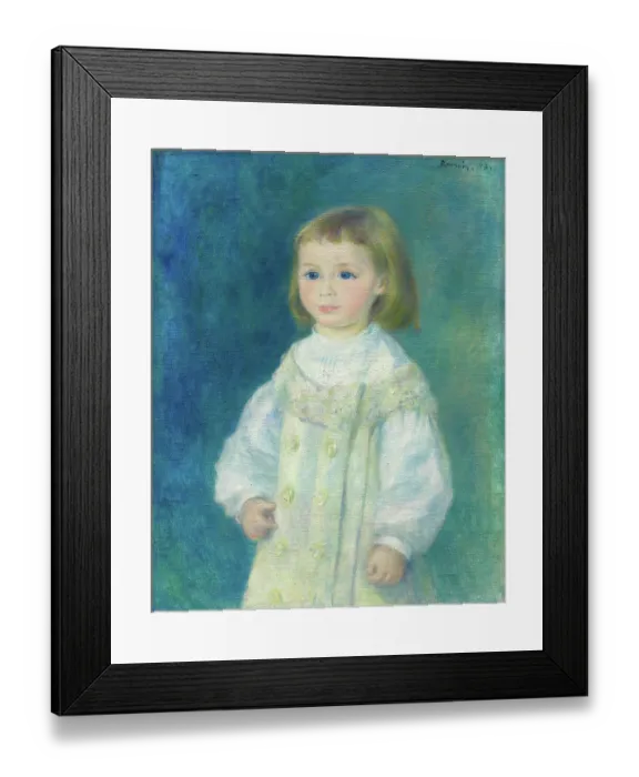 Framed Print : Lucie Berard (Child In White) Framed Print : Lucie Berard (Child In White)