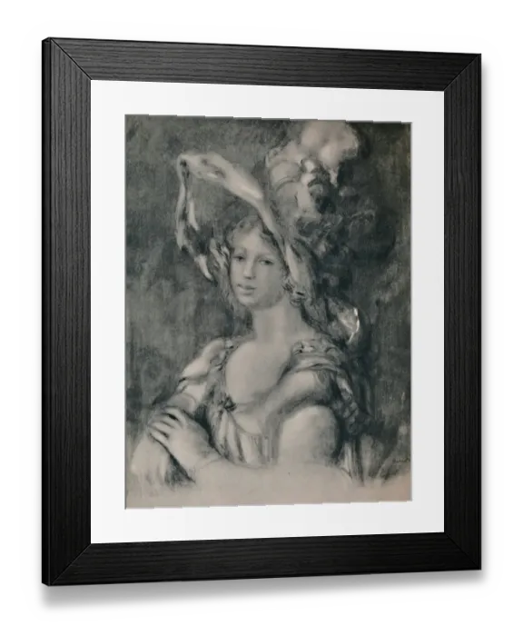 Framed Print : Half-Length Portrait Of Dieterle Circa 1899 Framed Print : Half-Length Portrait Of Dieterle Circa 1899