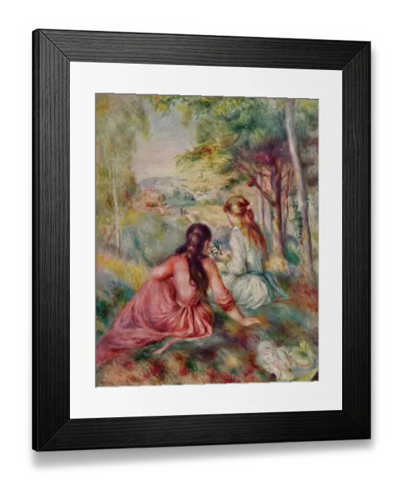 Framed Print : In the Meadow c 1888